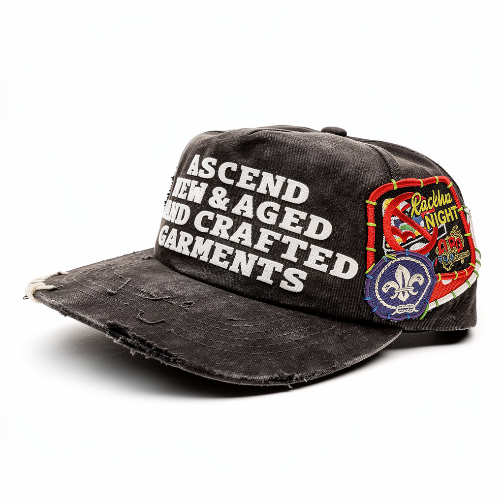 PERFECTLY AGED VINTAGE UPCYCLED HAT