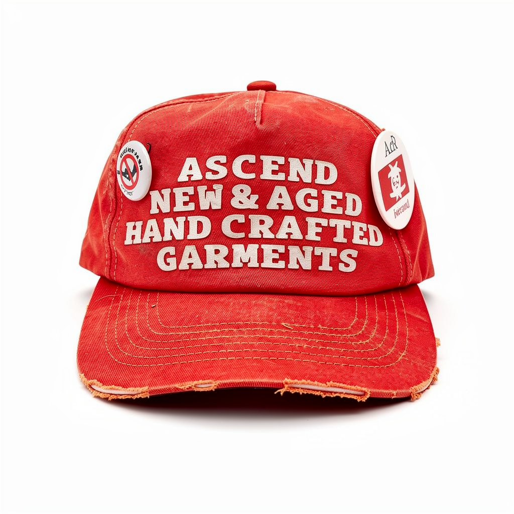 PERFECTLY AGED VINTAGE PIN HAT