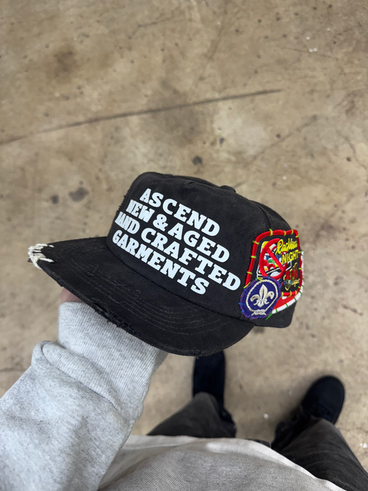 PERFECTLY AGED VINTAGE UPCYCLED HAT