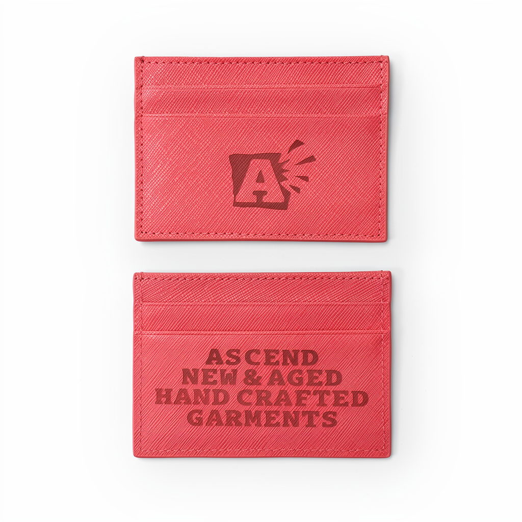 NEW & AGED CARD HOLDER - RED