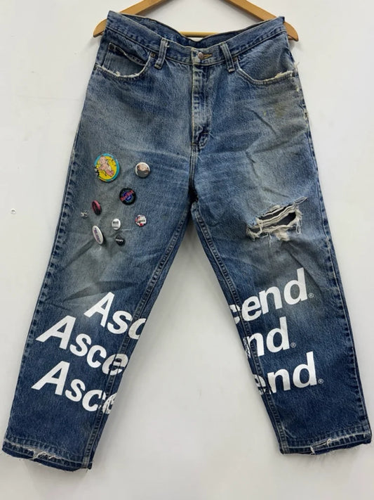 VINTAGE PIN DENIM 34x30